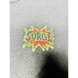 Vintage 90s Surge Soda Coca Cola Crewneck Sweatshirt XL Hanes Distressed